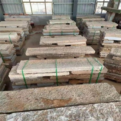 大型晚霞红景观石 天然风景石 广场 公园 定制 规格齐全图3