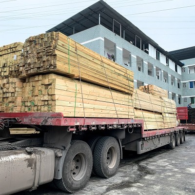 重庆户外防腐木 圆柱碳化木樟子松 厂家 预定 安装 维护 施工图2