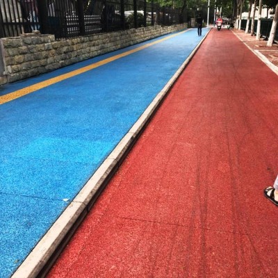 彩色透水混凝土 胶结料密封剂材料 包施工材料 现场指导图3