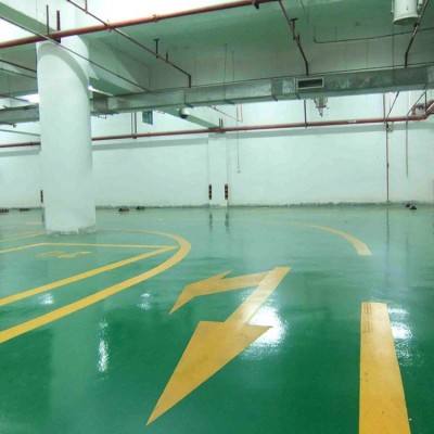 环氧地坪防静电地坪砂浆地坪密封固化停车场设施马路划线工艺品漆图3