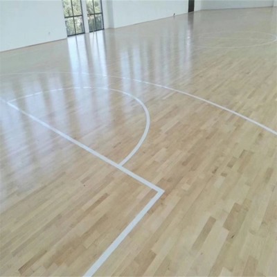羽毛球馆运动木地板 体育馆运动地板定制 免费设计安装图4