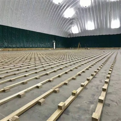 羽毛球馆运动木地板 体育馆运动地板定制 免费设计安装图5