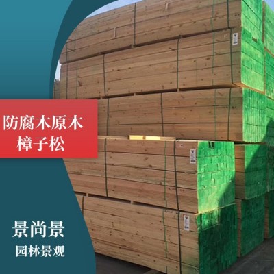 景尚景 户外实木地板 防腐木 碳化 走廊庭院 能送货上门图4