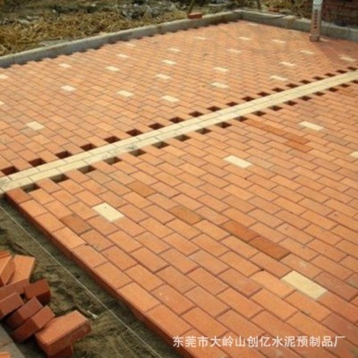 东莞水泥预制品厂家定制混凝土方砖 人行道路实体砖生产加工图4
