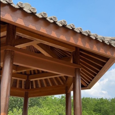 古建凉亭 景观防腐木亭子 巧艺阁景区仿古建筑图4