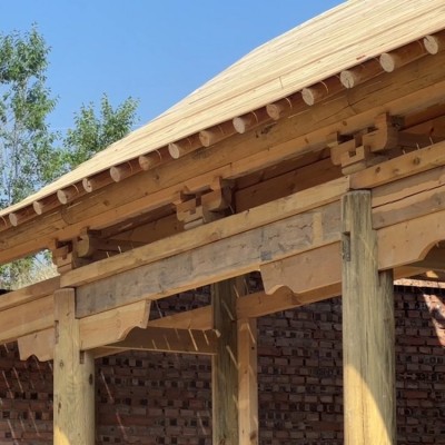 巧艺阁 古建寺庙施工 防腐木木屋搭建 施工速度快 造型美观图4