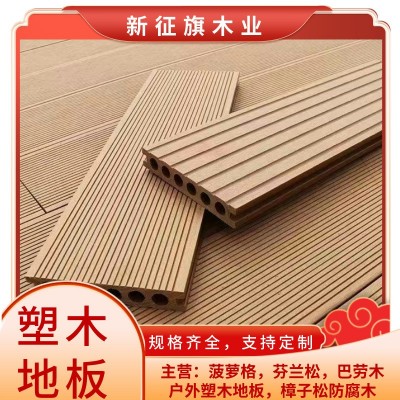 户外塑木地板批发菠萝格 防腐木价格 碳化木方 桥梁木方 塑木价格