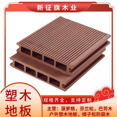 户外塑木地板批发菠萝格 防腐木价格 碳化木方 桥梁木方 塑木价格图2