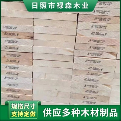 加工SPF板材实木烘干板建筑工程木方 辐射松实木木板家具工地木料图2