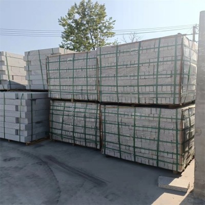 603小花粗面芝麻白 白麻花岗岩喷砂面毛板石材 市政园林工程图4