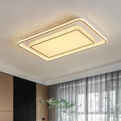 客厅灯现代简约大气新款led吸顶灯家用阳台主卧室灯中山全 屋灯具图2
