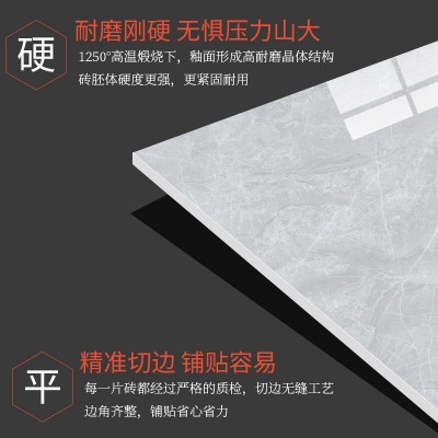 佛山厂家批发800*800通体大理石瓷砖客厅地砖全瓷地面砖简约轻奢图2