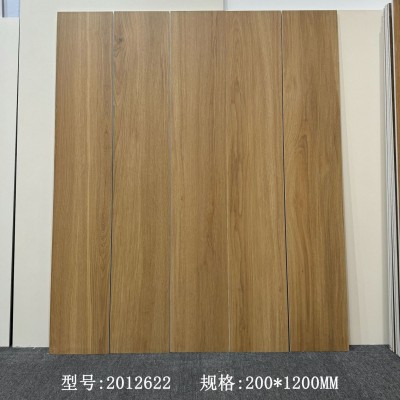 小红书推荐奶油风全瓷木纹砖200X1200仿木地板瓷砖客厅卧室防滑砖图5