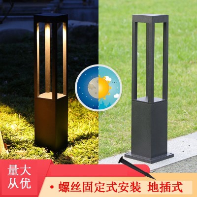led现代简约户外防水落地草地灯 公园别墅庭院地插式草坪灯图3
