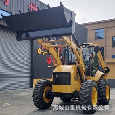 源头厂家挖掘装载一体机 铲挖两头忙 工程用四驱越野装载机图3