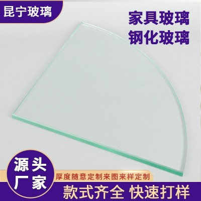 厂家直供卫浴钢化玻璃加工 高透明钢化玻璃批发家具钢化玻璃定 制