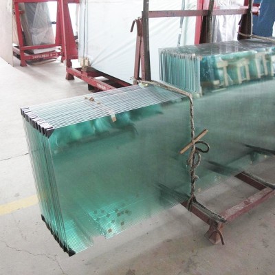 钢化玻璃定制普白超白透明丝印磨边异形深加工建筑家具厂家批发图4