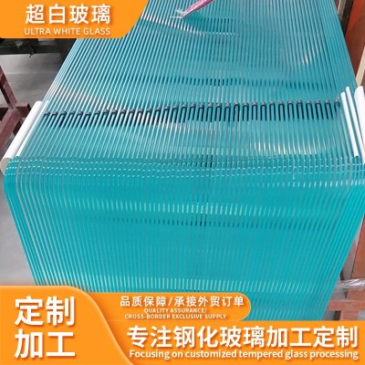 厂家超白钢化玻璃 精磨边亮度金晶信义南玻超白玻璃批发厂