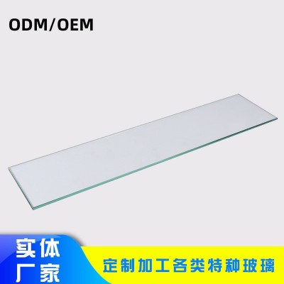 宁波厂家可定透明钢化玻璃 浴室置物架玻璃 卫浴隔板玻璃