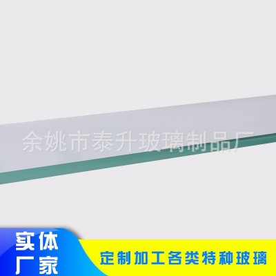 宁波厂家可定透明钢化玻璃 浴室置物架玻璃 卫浴隔板玻璃图5