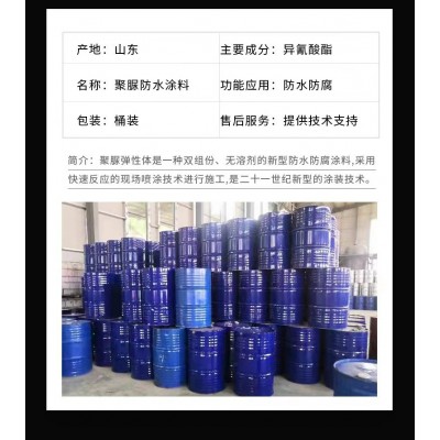 喷涂聚脲防水防腐涂料双组份聚脲桥梁管道工业储罐泳池体育馆用图4