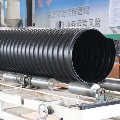 厂家直供HDPE钢带管波纹管大口径市政建筑工程排污管下水管道