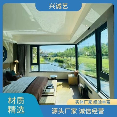 断桥铝门窗 推拉落地玻璃窗 多种颜色可选 支持定制图2