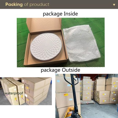 HIDEEP 220mm黑色ABS圆形顶喷带不锈钢入墙杆浴室淋浴花洒顶喷头图4