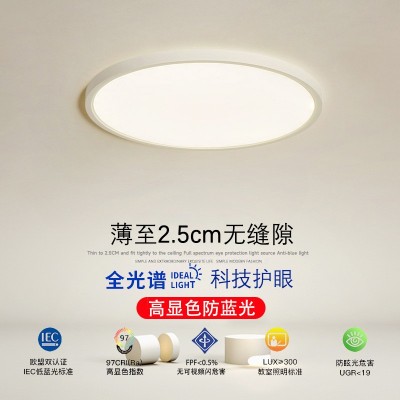 led吸顶灯客厅全光谱超薄无缝隙餐厅简约现代护眼过道创意卧室灯图3