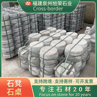 天然石材花岗岩石栏杆石凳子石桌石香炉雕刻异形石材厂家加工生产图2