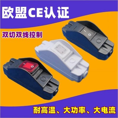 JR-617防水开关螺丝式接线双切大电流大功率耐高温线上开关16A30A图2