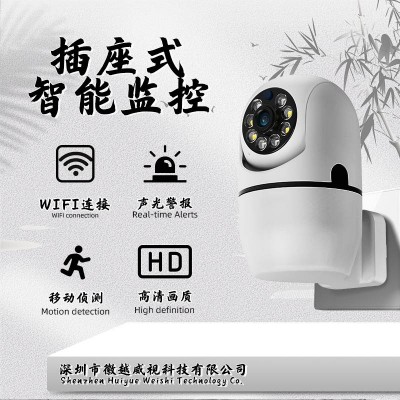 免打孔室内监控摄像头 家用无线WIFI高清1080P涂鸦智能360摄像机图2