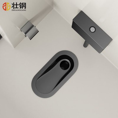 壮钢不锈钢蹲便器水箱整套小户型尺寸卫生间儿童蹲坑式大便器便池图1