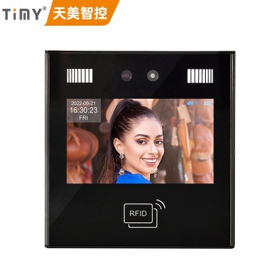 4.3英寸AI动态人脸考勤门禁识别终端 AI11刷卡密码人脸识别考勤门图2