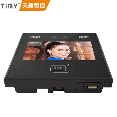 4.3英寸AI动态人脸考勤门禁识别终端 AI11刷卡密码人脸识别考勤门图4