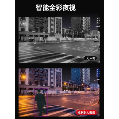 360度无死角摄像头手机远程室外夜视无线家用4G太阳能监控器摄影图5