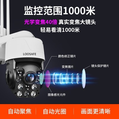 4G监控摄像头360度云台球机88倍光学变焦无线高清夜视室外防水图3