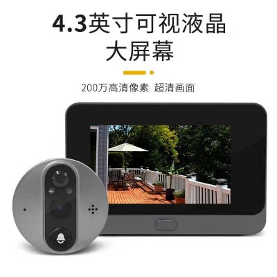 涂鸦智能高清手机监控猫眼无线可视门铃WiFi电子对讲家用安全防护图2