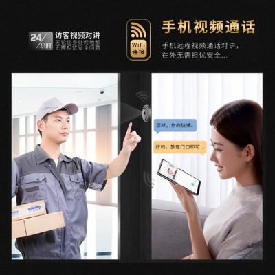 涂鸦智能高清手机监控猫眼无线可视门铃WiFi电子对讲家用安全防护图4