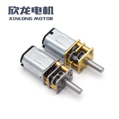 12-N20金属加强齿轮箱减速电机共享单车轮毂锁电机5V60转