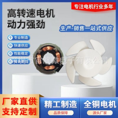 高速手持风扇电机迷你风扇无刷电机高转速风筒马达暴力风扇马达