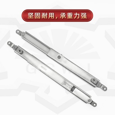 窗户不锈钢伸缩风撑平开窗防风限位幕墙支撑杆上悬窗单点伸缩窗撑图2