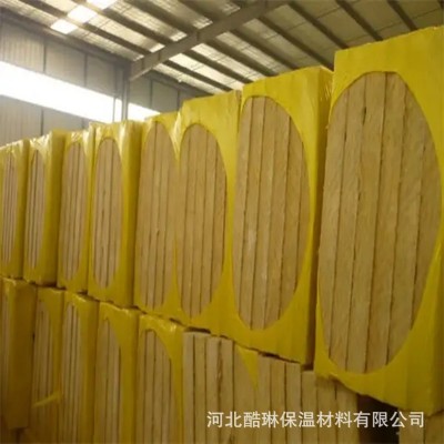 批发铝箔岩棉复合保温板50厚屋顶隔热岩棉板a级外墙防火岩棉板