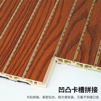 竹木纤维吸音板墙面装饰KTV会议电影音院木质隔音板墙面装饰材料图4
