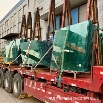 剑峰钢化玻璃生产高品质现货6MM钢化玻璃6厘浮法白玻深加工定做图5