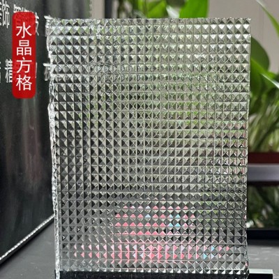 长虹压花玻璃隔断屏风水波纹瓦楞立体条纹钢化艺术玻璃图4