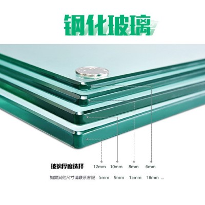 钢化玻璃厂家供应四川 支持来图制作5mm超白玻璃 钢化玻璃桌面图3