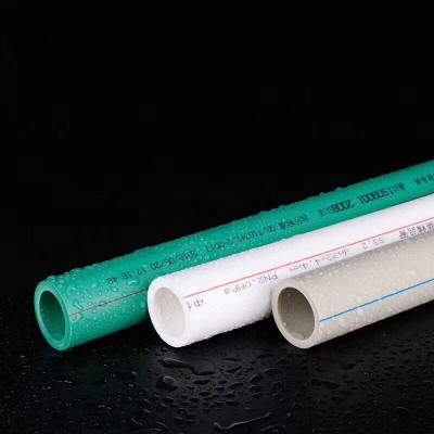 工厂批发PPR管 热熔水管 冷热水 ppr4分 6分热熔 白色 绿色 灰色图3