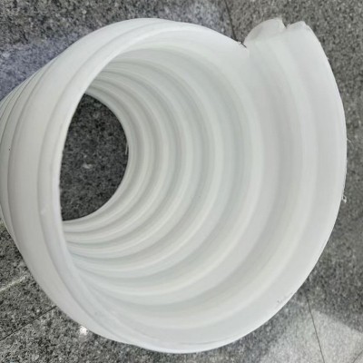双波峰缠绕结构壁管 加厚聚乙烯波纹管 四川HDPE圆波纹保护管厂家图3