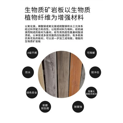 源头工厂直销防水矿纤维防水地板环保家用地板石塑地板耐磨图5